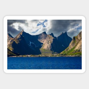 Lofoten Island Landscape Sticker